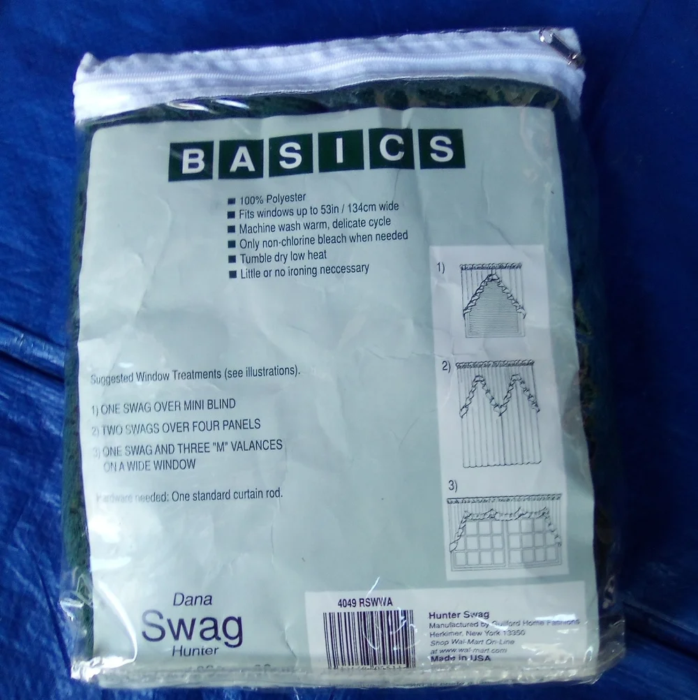 Basics Dana Hunter Swag Curtains